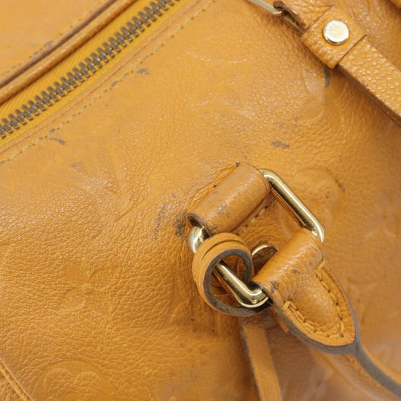 LOUIS VUITTON Empreinte Speedy Bandouliere 25 Bag saffron M40904 LV Auth ep16439