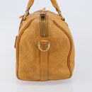 LOUIS VUITTON Empreinte Speedy Bandouliere 25 Bag saffron M40904 LV Auth ep16439-3