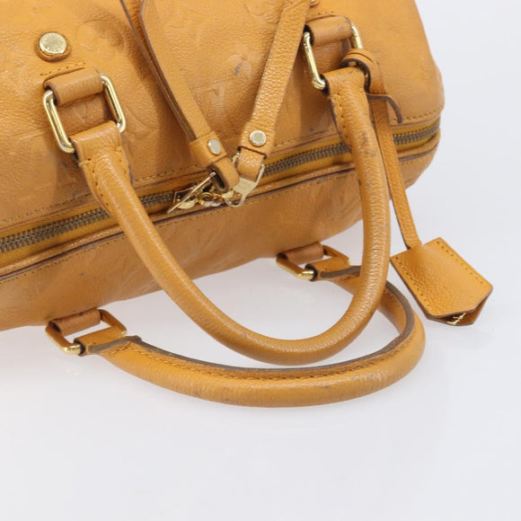 LOUIS VUITTON Empreinte Speedy Bandouliere 25 Bag saffron M40904 LV Auth ep16439