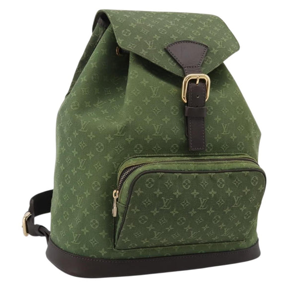 LOUIS VUITTON Monogram Mini Montsouris GM TST Khaki M92456 Auth ep16441V