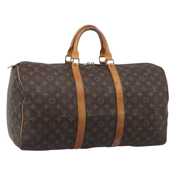 LOUIS VUITTON Monogram Keepall 50 Boston Bag M41426 LV Auth ep16443
