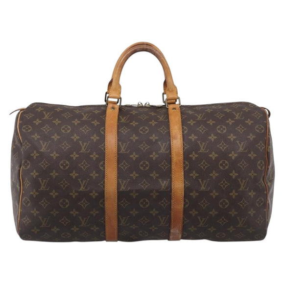 LOUIS VUITTON Monogram Keepall 50 Boston Bag M41426 LV Auth ep16443