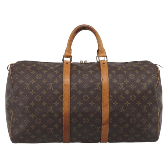 LOUIS VUITTON Monogram Keepall 50 Boston Bag M41426 LV Auth ep16443