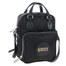 GUCCI GG Canvas Off The Grid Bag Nylon Black Silver 625850 Auth ep16445V-1