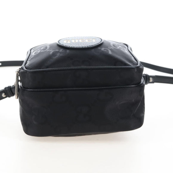 GUCCI GG Canvas Off The Grid Bag Nylon Black Silver 625850 Auth ep16445V