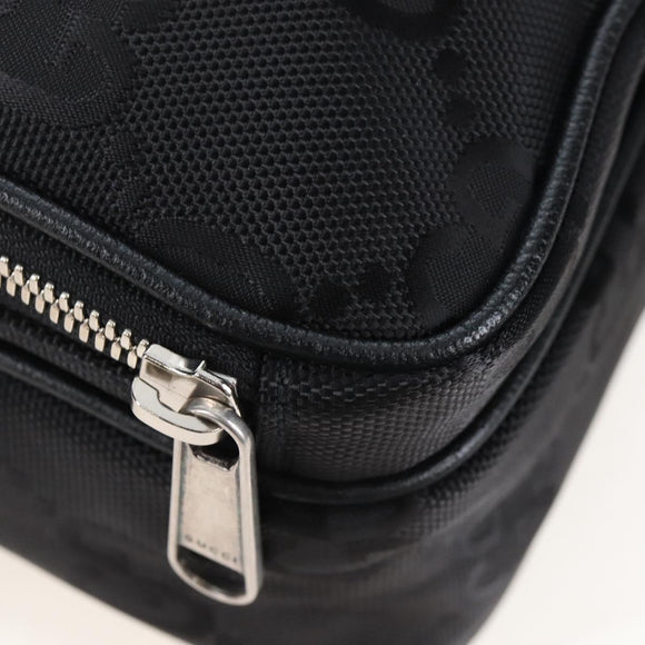 GUCCI GG Canvas Off The Grid Bag Nylon Black Silver 625850 Auth ep16445V