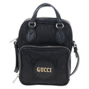 GUCCI GG Canvas Off The Grid Bag Nylon Black Silver 625850 Auth ep16445V-2