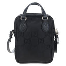 GUCCI GG Canvas Off The Grid Bag Nylon Black Silver 625850 Auth ep16445V-3