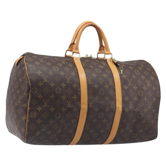 LOUIS VUITTON Monogram Keepall 50 Boston Bag M41426 LV Auth ep16448A