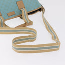 GUCCI GG Canvas Tote Bag 2way Outlet Light Blue Silver 257298 Auth ep16449A-10