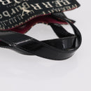 BURBERRY Hand Bag Canvas Black Silver Auth ep16451-7