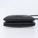 CELINE Trio Shoulder Bag Leather Black Gold Auth ep16452A-5