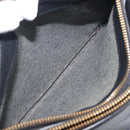 CELINE Trio Shoulder Bag Leather Black Gold Auth ep16452A-23