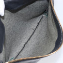 CELINE Trio Shoulder Bag Leather Black Gold Auth ep16452A-24