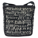 BURBERRY Shoulder Bag Canvas Black Auth ep16453-2