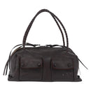 Bottega Veneta INTRECCIATO Hand Bag Leather Brown Auth ep16454-13