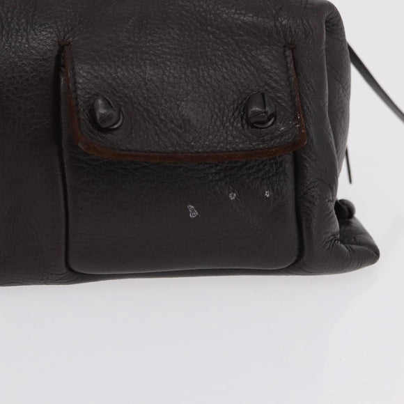 Bottega Veneta INTRECCIATO Hand Bag Leather Brown Auth ep16454