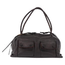 Bottega Veneta INTRECCIATO Hand Bag Leather Brown Auth ep16454-3