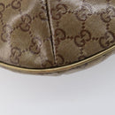 GUCCI GG Crystal Sherry Line Shoulder Bag Coated Canvas Gold 181092 Auth ep16456-14