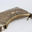 GUCCI GG Crystal Sherry Line Shoulder Bag Coated Canvas Gold 181092 Auth ep16456-8