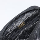 LOEWE Hand Bag Leather Black Gold Auth ep16467-10