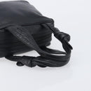 LOEWE Hand Bag Leather Black Gold Auth ep16467-7