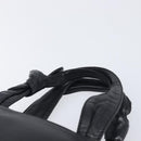 LOEWE Hand Bag Leather Black Gold Auth ep16467-8