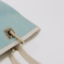GUCCI GG Canvas Tote Bag Light Blue Gold 002 1099 Auth ep16469A-10