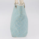 GUCCI GG Canvas Tote Bag Light Blue Gold 002 1099 Auth ep16469A-5