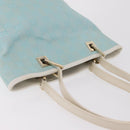 GUCCI GG Canvas Tote Bag Light Blue Gold 002 1099 Auth ep16469A-7