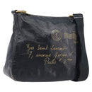 Saint Laurent Shoulder Bag Patent Leather Black Gold Auth ep16470-1