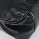 Saint Laurent Shoulder Bag Patent Leather Black Gold Auth ep16470-17