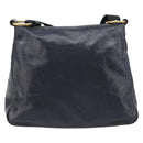 Saint Laurent Shoulder Bag Patent Leather Black Gold Auth ep16470-2