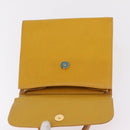 Burberrys Hand Bag Leather Yellow Gold Auth ep16473-11