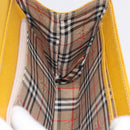 Burberrys Hand Bag Leather Yellow Gold Auth ep16473-20