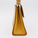 Burberrys Hand Bag Leather Yellow Gold Auth ep16473-4