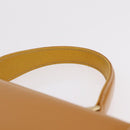 Burberrys Hand Bag Leather Yellow Gold Auth ep16473-14