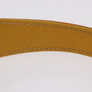 Burberrys Hand Bag Leather Yellow Gold Auth ep16473-9