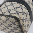 GUCCI GG Canvas Sherry Line Hand Bag Navy Gold 39 012 3841 Auth ep16475-14