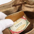 GUCCI GG Supreme Shoulder Bag PVC White Gold 41 02 034 Auth ep16476-20