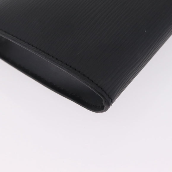 LOUIS VUITTON Epi Pochette Accessoires Pouch Black M52982 LV Auth ep16477A