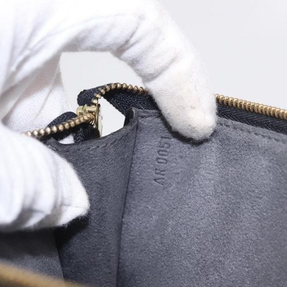 LOUIS VUITTON Epi Pochette Accessoires Pouch Black M52982 LV Auth ep16477A