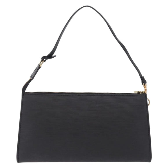 LOUIS VUITTON Epi Pochette Accessoires Pouch Black M52982 LV Auth ep16477A