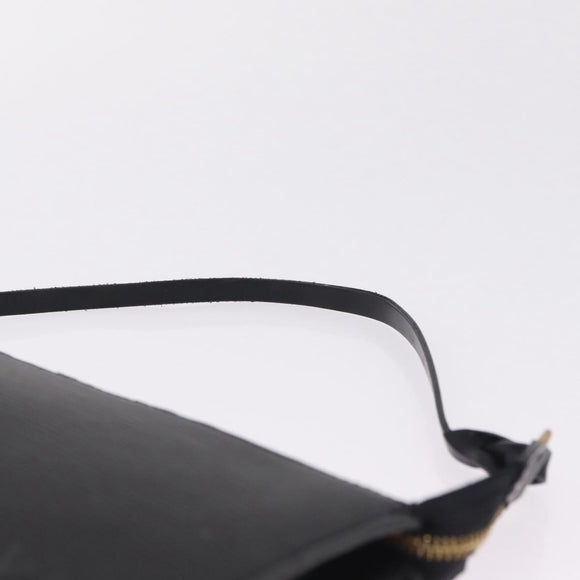 LOUIS VUITTON Epi Pochette Accessoires Pouch Black M52982 LV Auth ep16477A