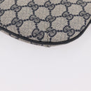 GUCCI GG Supreme Shoulder Bag PVC Navy Gold 378 02 020 Auth ep16478-13