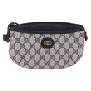 GUCCI GG Supreme Shoulder Bag PVC Navy Gold 378 02 020 Auth ep16478-2