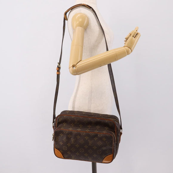 LOUIS VUITTON Monogram Nile Shoulder Bag M45244 LV Auth ep16479A