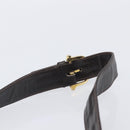 CELINE Shoulder Bag Leather Dark Brown Gold Auth ep16480-8
