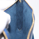 LOUIS VUITTON Epi Pochette Accessoires Pouch Blue M52985 LV Auth ep16484V-20