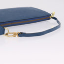 LOUIS VUITTON Epi Pochette Accessoires Pouch Blue M52985 LV Auth ep16484V-8